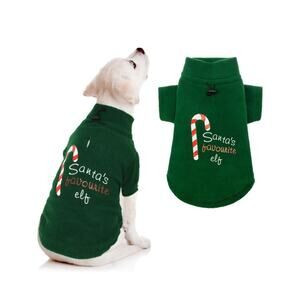 Dog Fleece - Santa’s Favorite Helper - Size Large